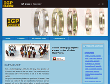 Tablet Screenshot of igp-group.com